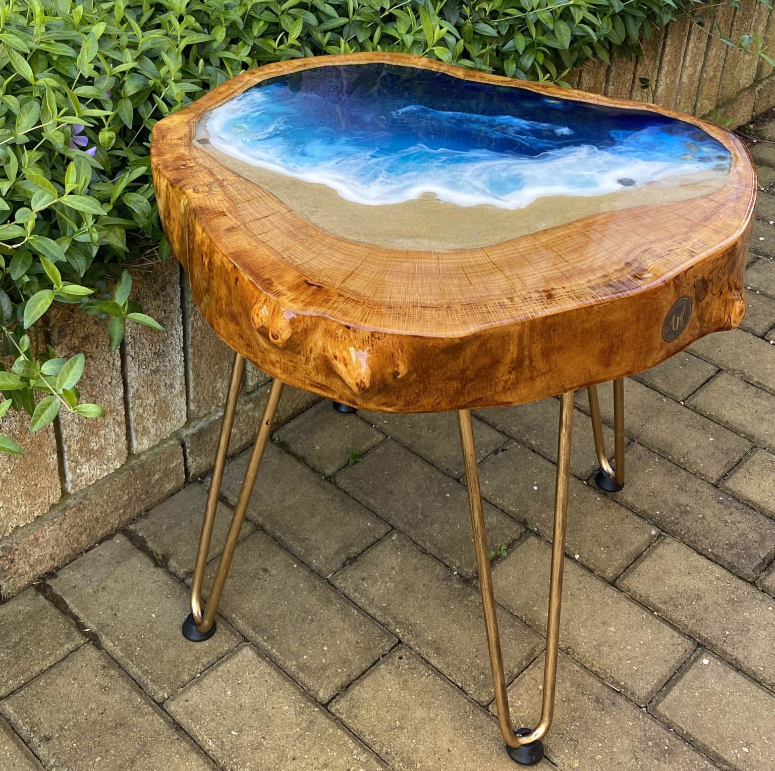 Epoxy Resin Ocean Table * Deep Sea* Epoxy Wood